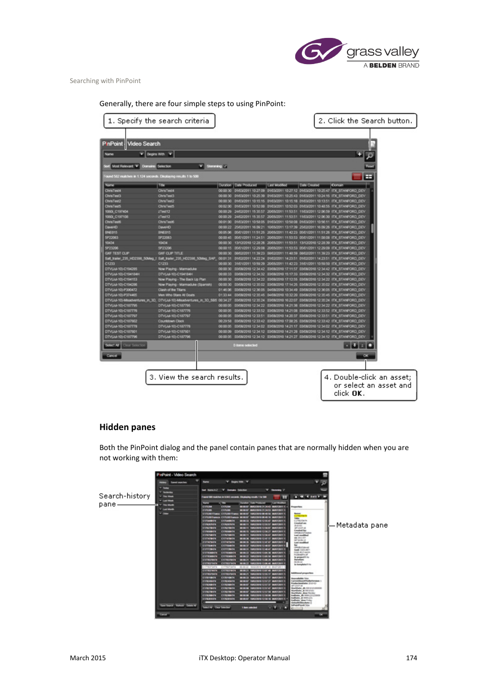 Hidden panes | Grass Valley iTX Desktop v.2.6 User Manual | Page 194 / 373