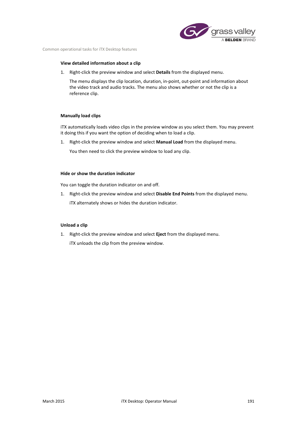 Grass Valley iTX Desktop v.2.6 User Manual | Page 211 / 373