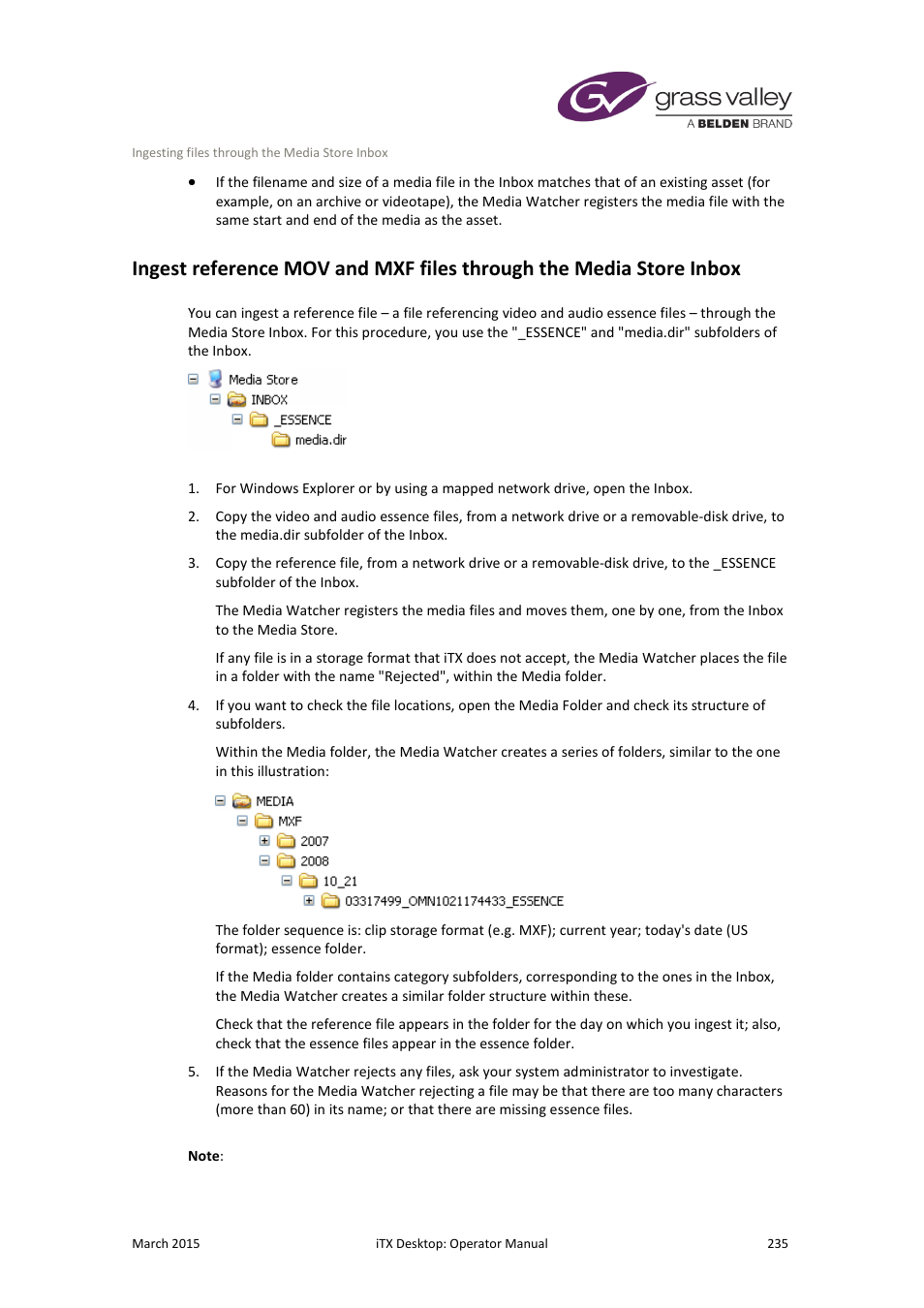 Grass Valley iTX Desktop v.2.6 User Manual | Page 255 / 373