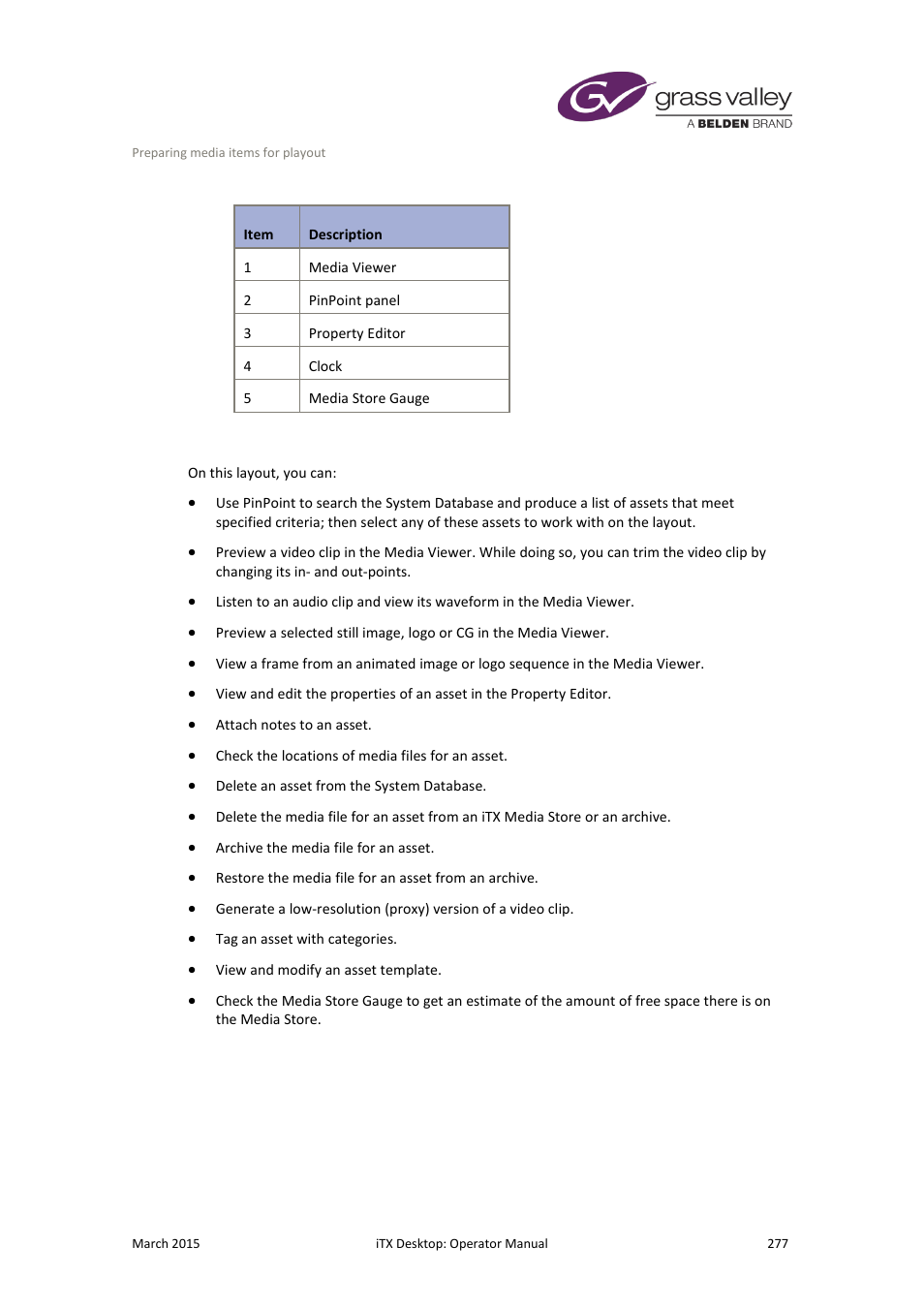 Grass Valley iTX Desktop v.2.6 User Manual | Page 297 / 373