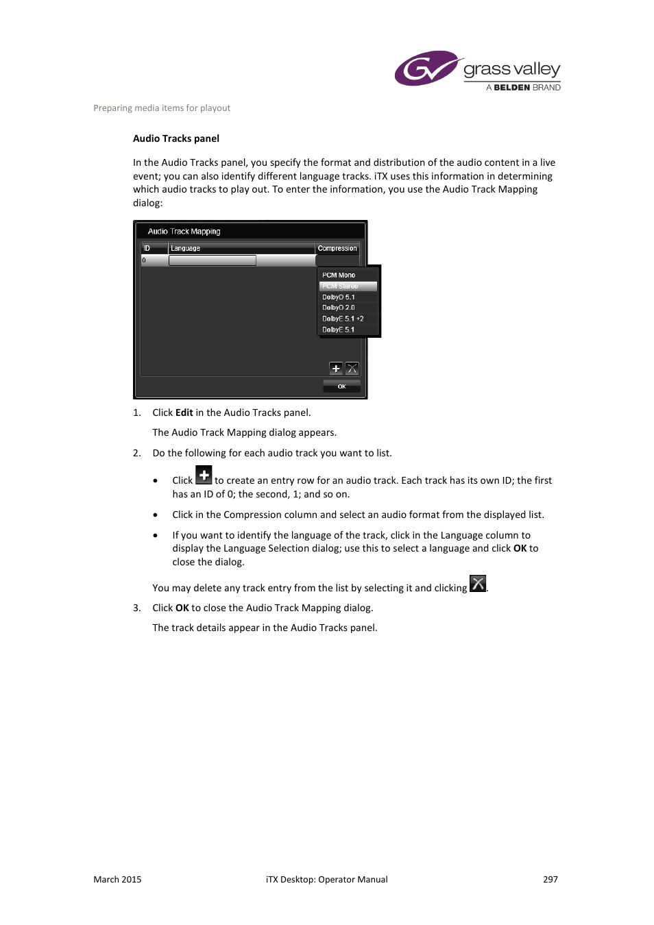 Grass Valley iTX Desktop v.2.6 User Manual | Page 317 / 373