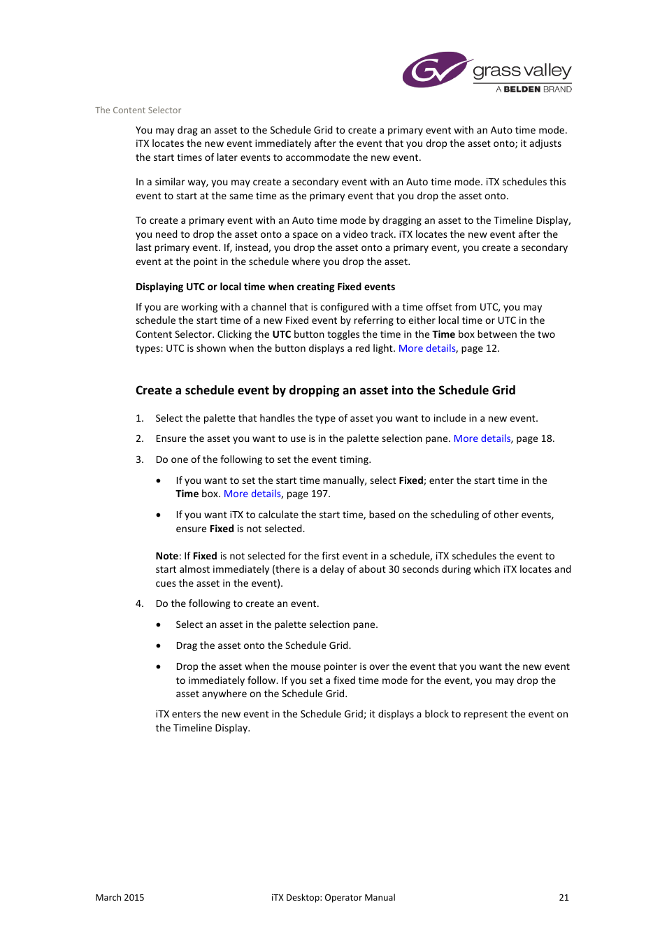 Grass Valley iTX Desktop v.2.6 User Manual | Page 41 / 373