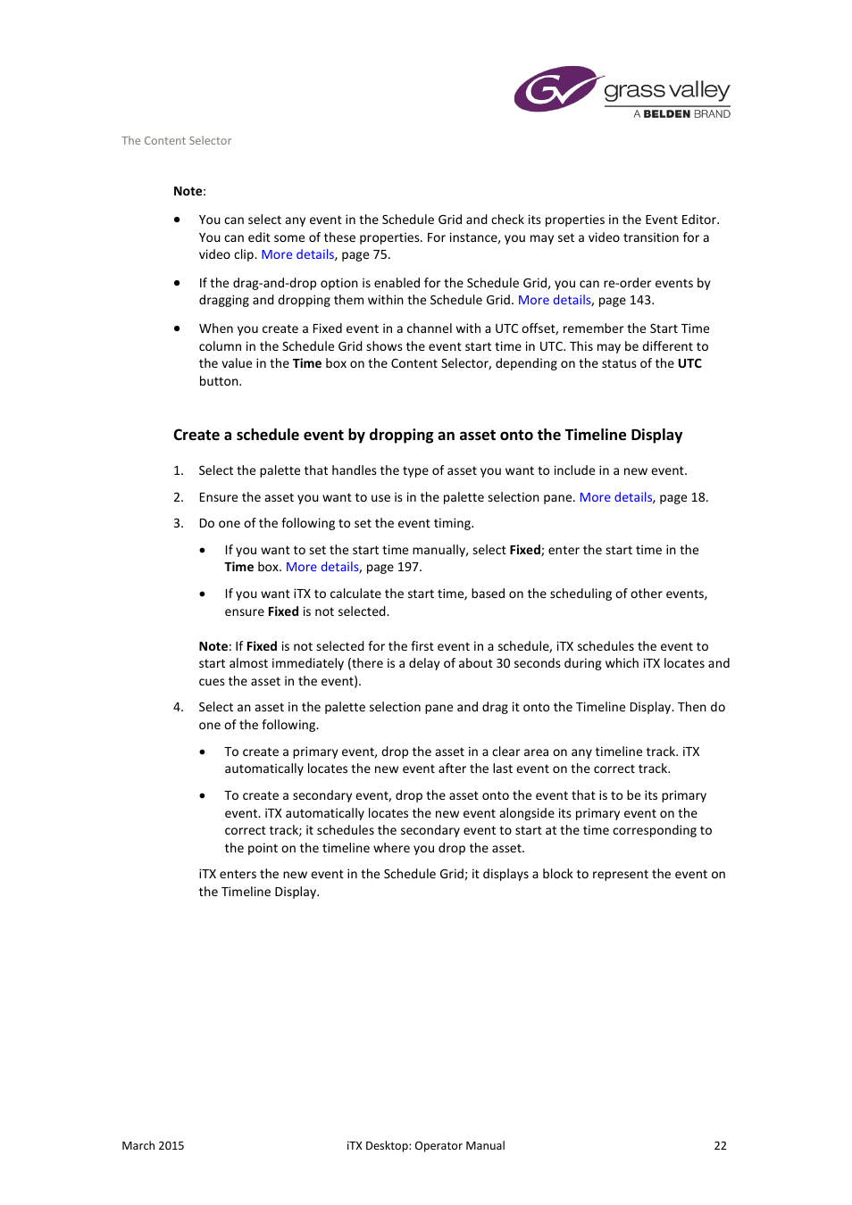 Grass Valley iTX Desktop v.2.6 User Manual | Page 42 / 373