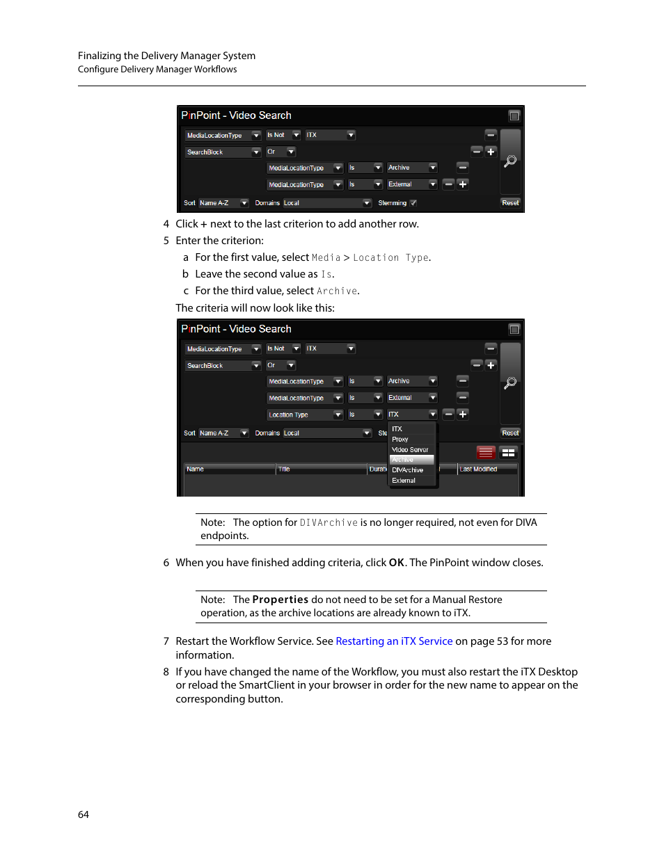 Grass Valley iTX Delivery Manager v.2.6 User Manual | Page 70 / 97