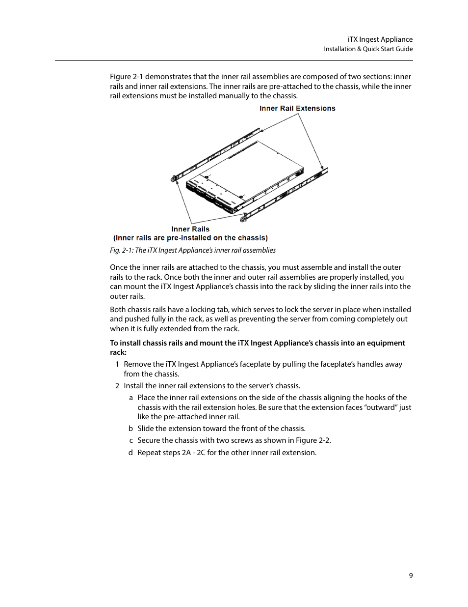 Grass Valley iTX Ingest Appliance v.2.3 User Manual | Page 21 / 33