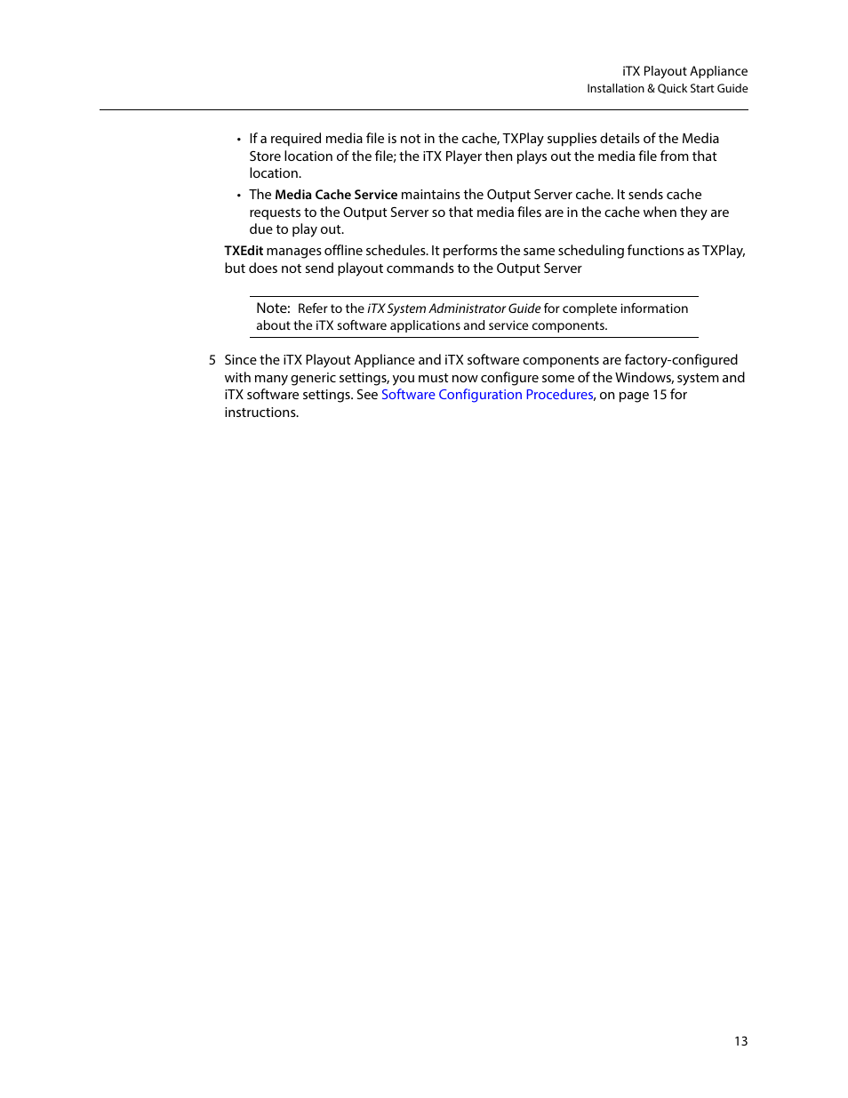 Grass Valley iTX Playout Appliance v.2.3 User Manual | Page 25 / 35