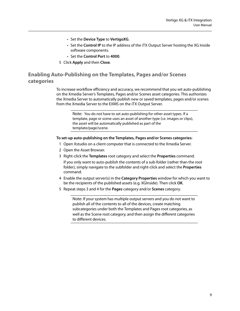 Grass Valley Vertigo XG Integration v.2.6 User Manual | Page 13 / 35