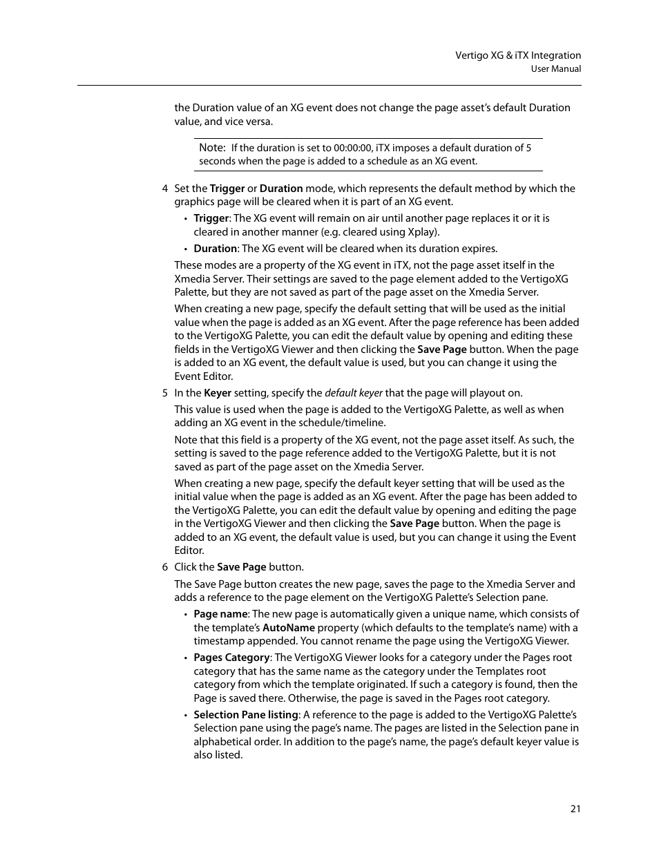 Grass Valley Vertigo XG Integration v.2.6 User Manual | Page 27 / 35
