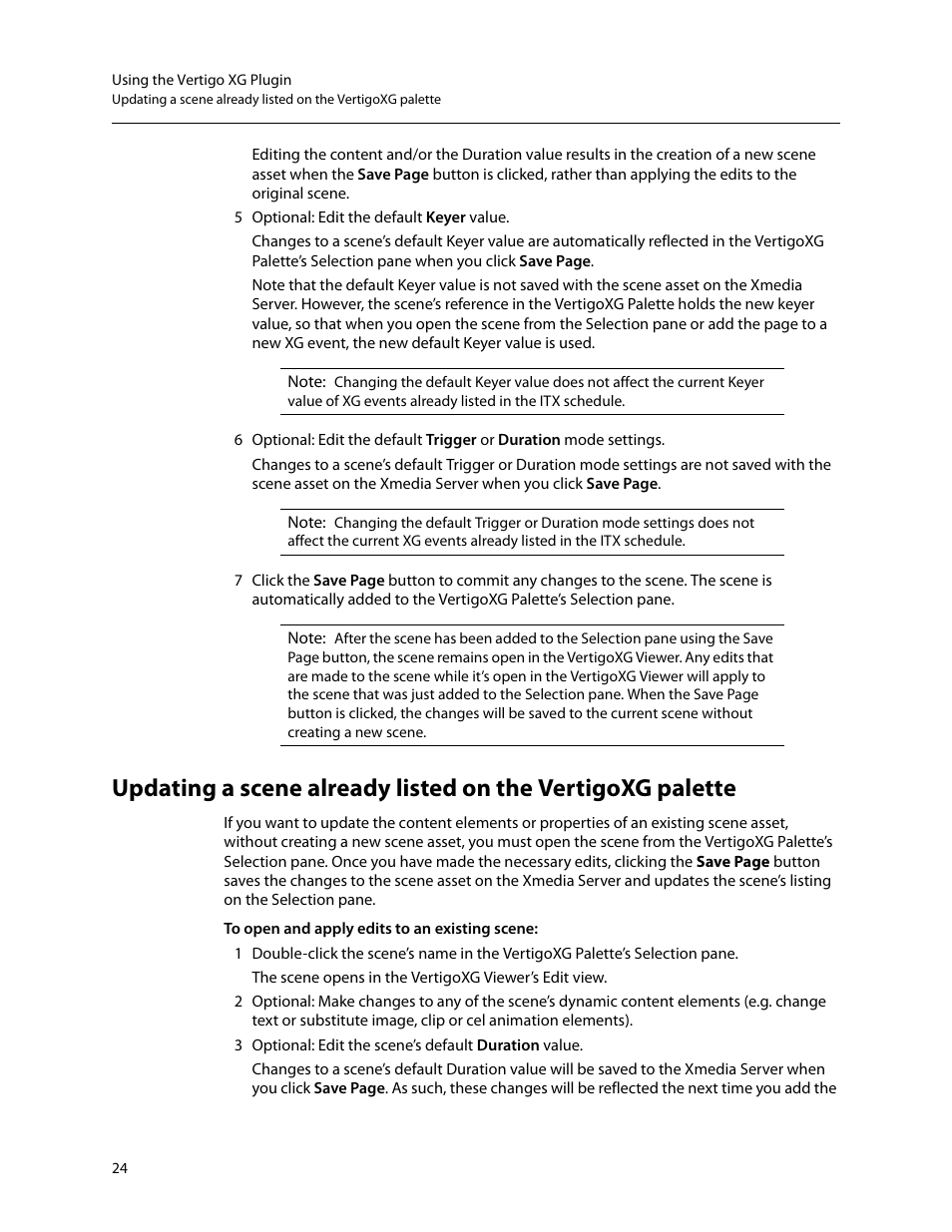 Grass Valley Vertigo XG Integration v.2.6 User Manual | Page 30 / 35