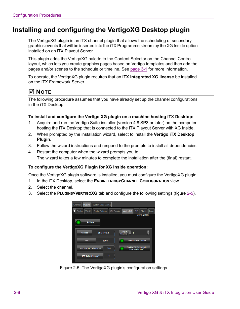 Grass Valley Vertigo XG Integration v.2.3 User Manual | Page 18 / 50