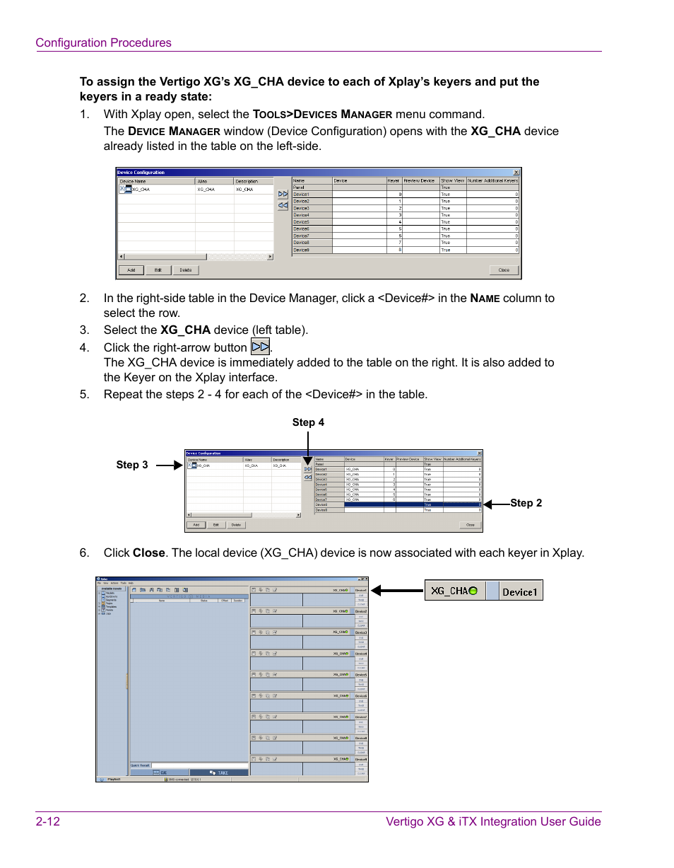 Grass Valley Vertigo XG Integration v.2.3 User Manual | Page 22 / 50