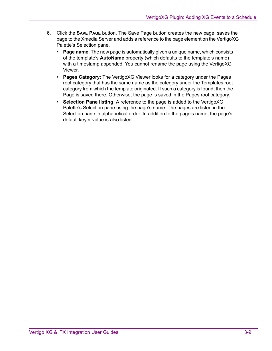 Grass Valley Vertigo XG Integration v.2.3 User Manual | Page 39 / 50