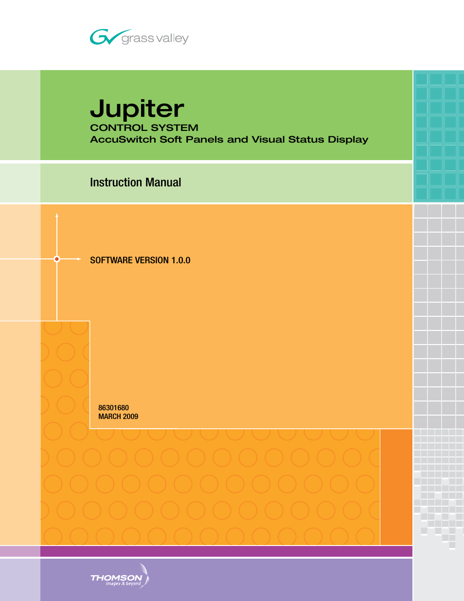 Grass Valley Jupiter v.1.0.0 User Manual | 86 pages