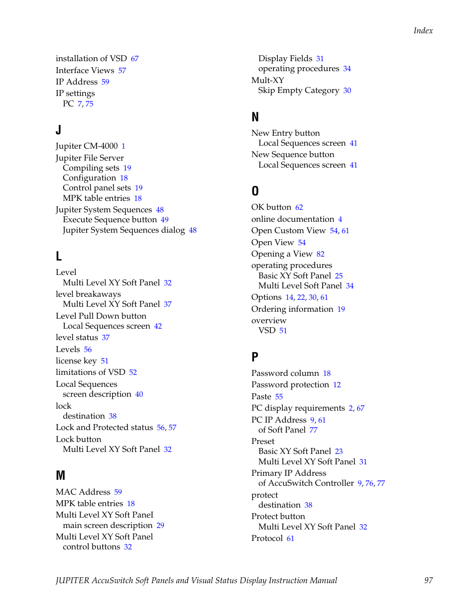Grass Valley Jupiter v.1.1.0 User Manual | Page 107 / 110