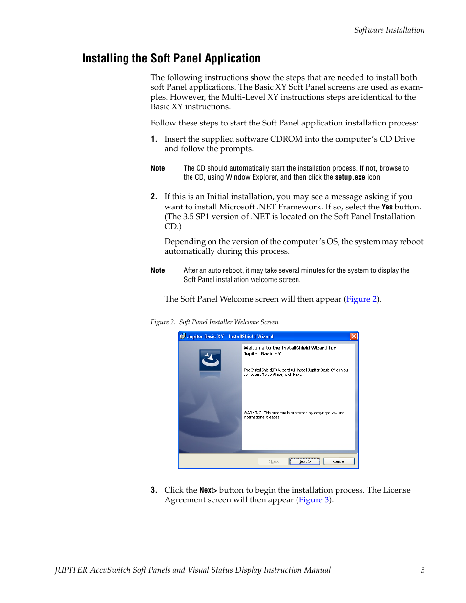 Installing the soft panel application | Grass Valley Jupiter v.1.1.0 User Manual | Page 11 / 110