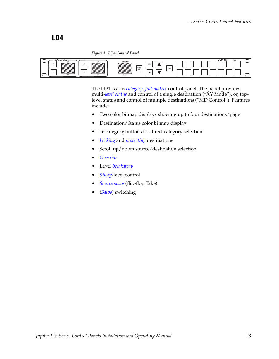 Grass Valley Jupiter v.1.0 User Manual | Page 23 / 124