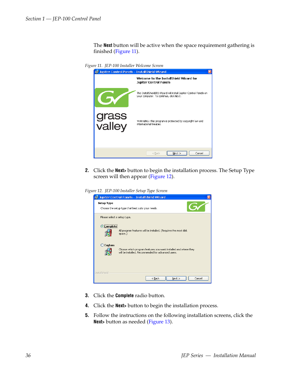 Grass Valley JEP Series v.1.3.0 User Manual | Page 36 / 88