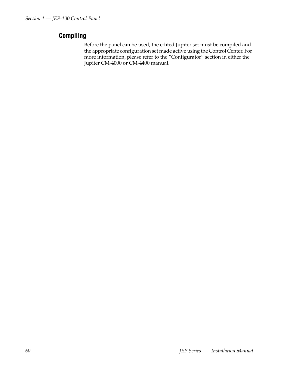 Compiling | Grass Valley JEP Series v.1.3.0 User Manual | Page 60 / 88