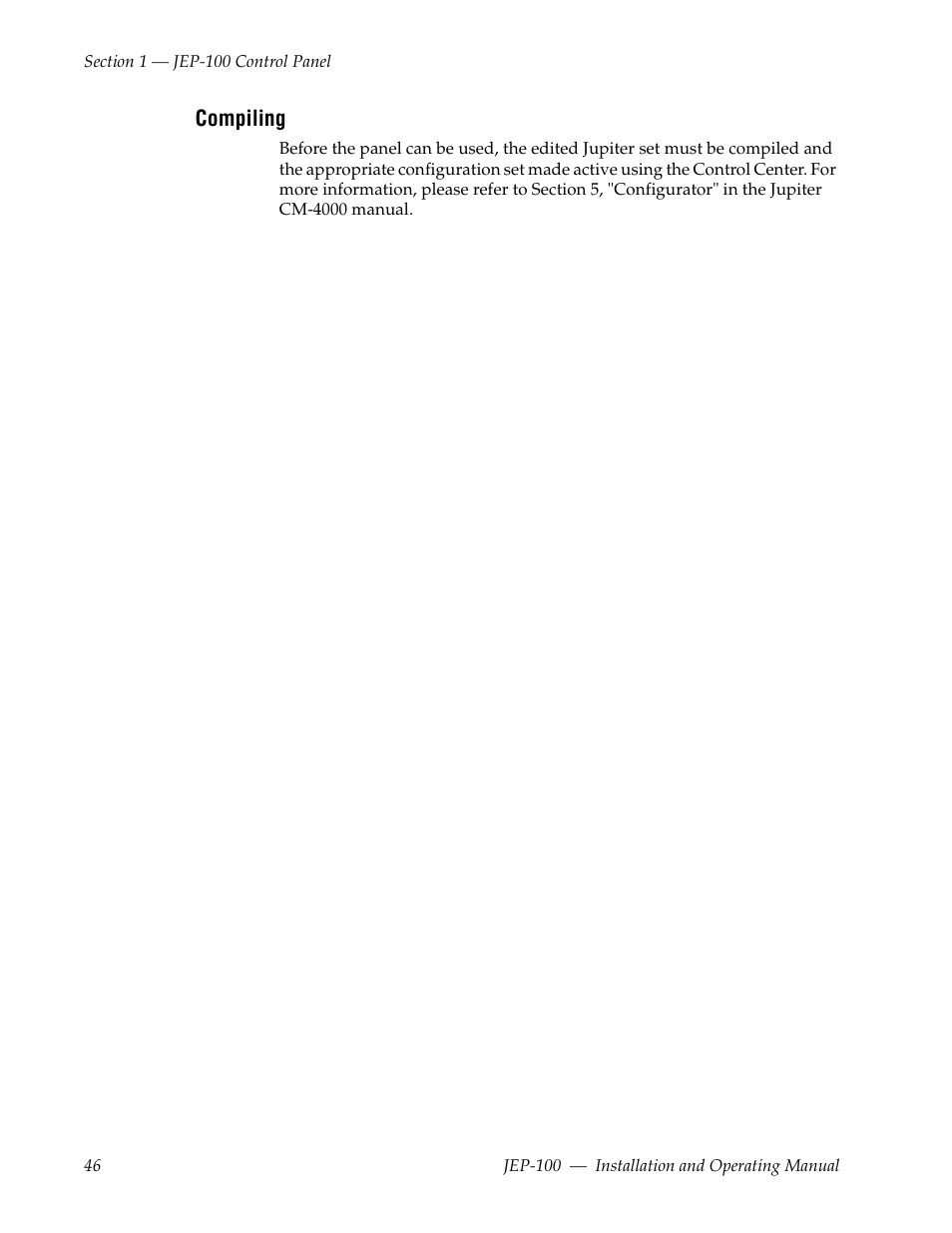 Compiling | Grass Valley JEP-100 v.1.2.0 User Manual | Page 48 / 80