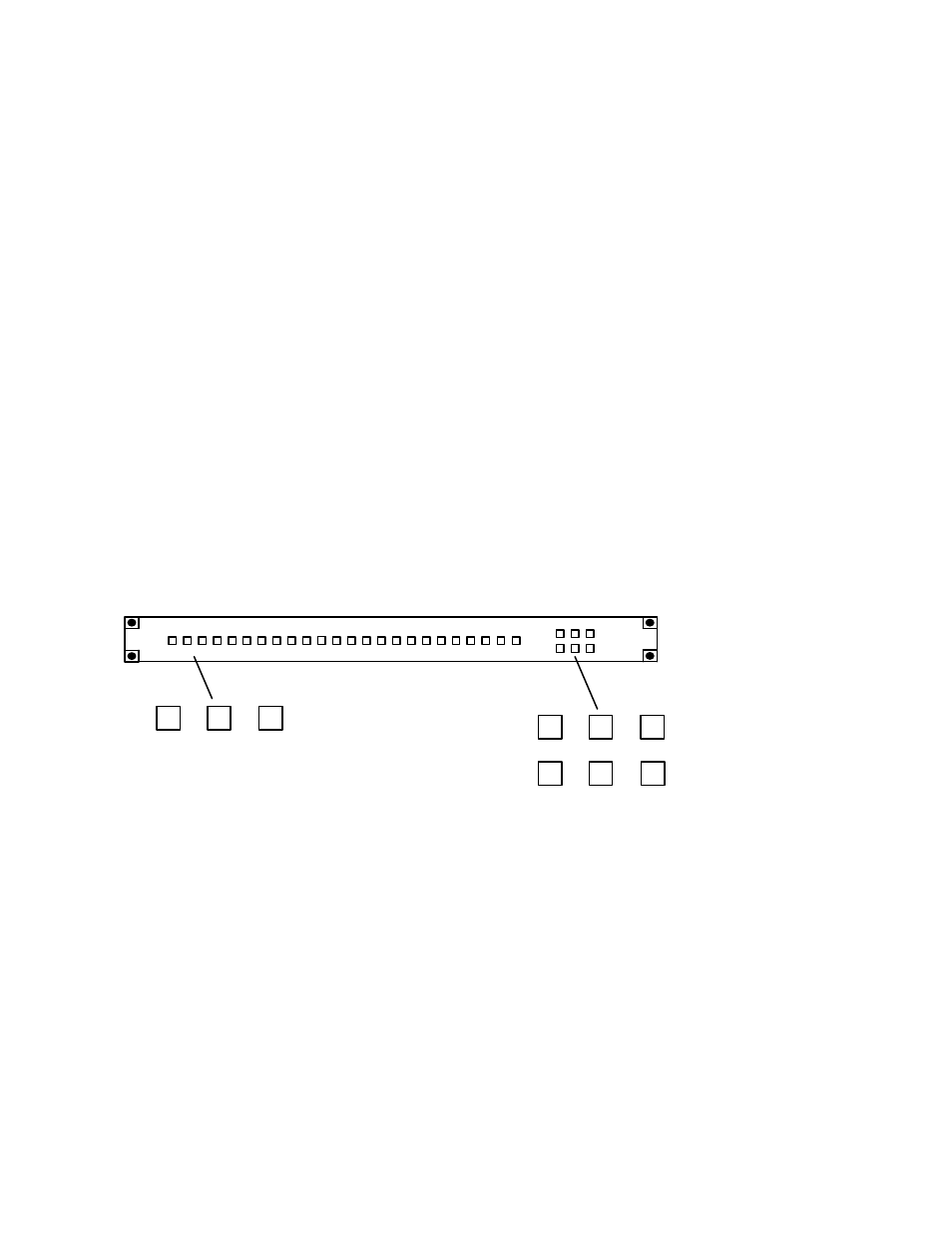 Switcher control panels, Cp 300 series, Cp 300 24 x 1 single bus control panel | Grass Valley VM 3000 System Controllers v.7.4 User Manual | Page 123 / 787