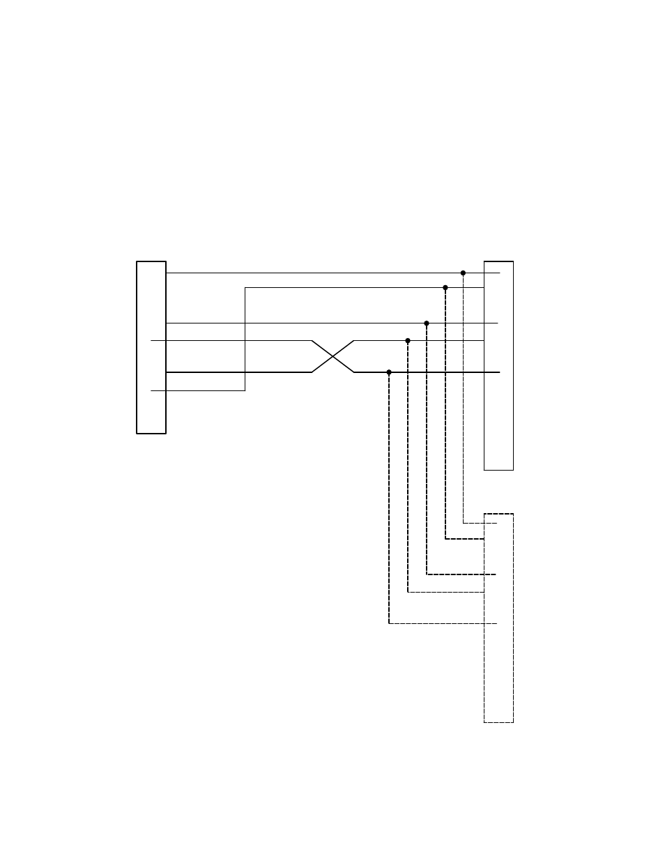 Vm/si 3000 9−pin to tcs 1 37−pin cable | Grass Valley VM 3000 System Controllers v.7.4 User Manual | Page 170 / 787