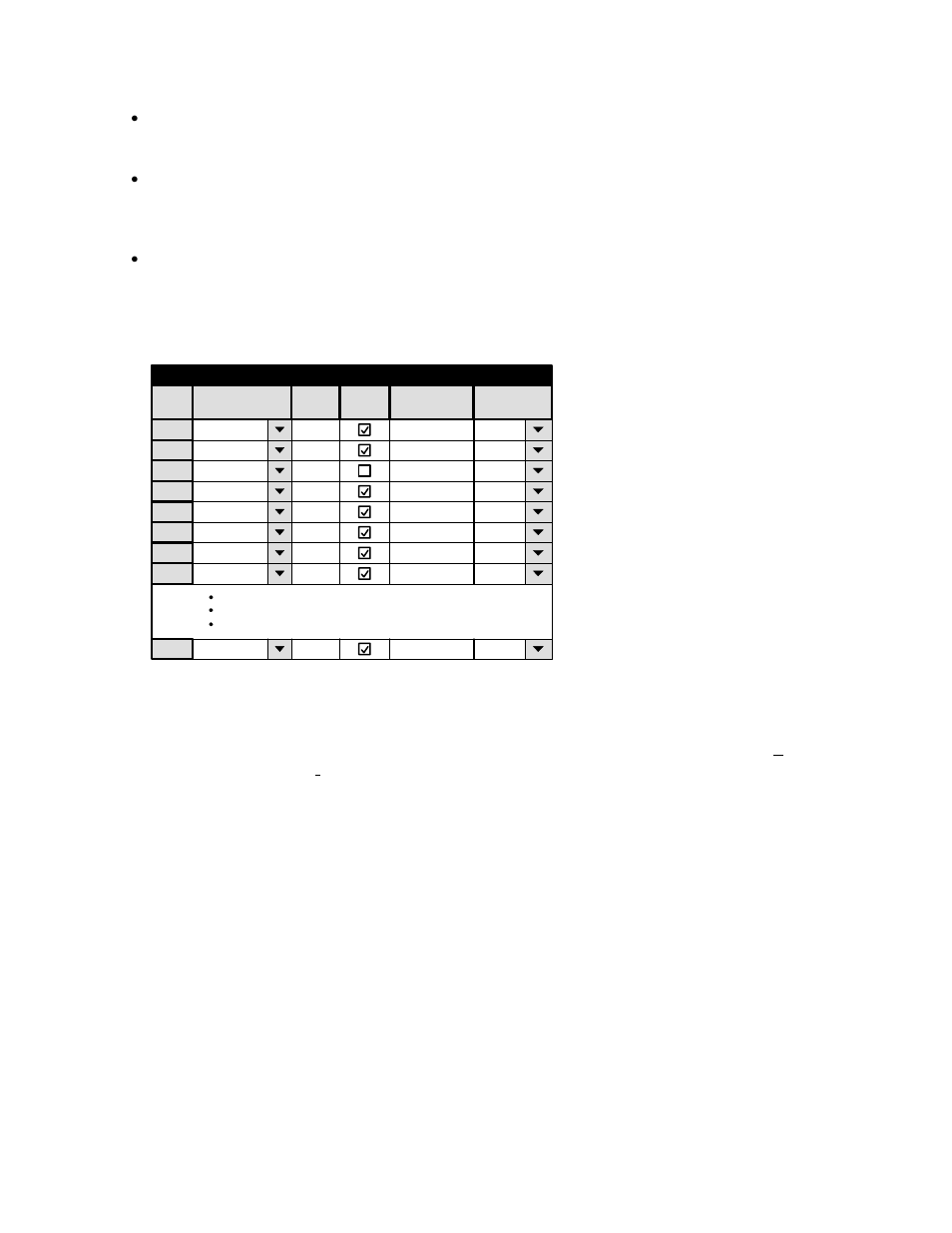 Be used; or, custom category sets can be created, Gory is always followed by, Able” and skip to step 7 | Version of the table shown in figure 5−45, Step 9, 5−45. this is a 15−category panel. go to step 10 | Grass Valley VM 3000 System Controllers v.7.4 User Manual | Page 274 / 787