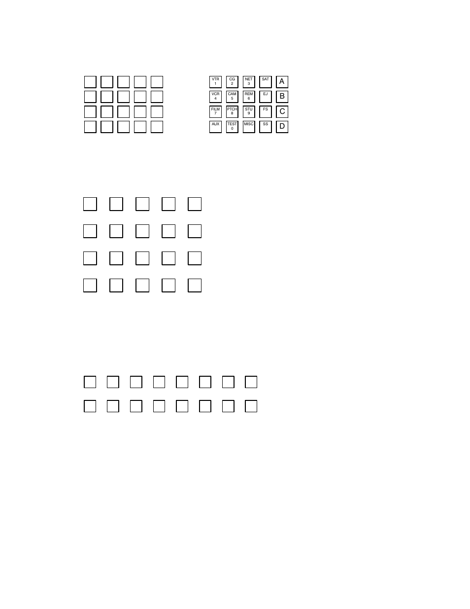 Ab c d, Figure 5−83. saturn key positions | Grass Valley VM 3000 System Controllers v.7.4 User Manual | Page 315 / 787