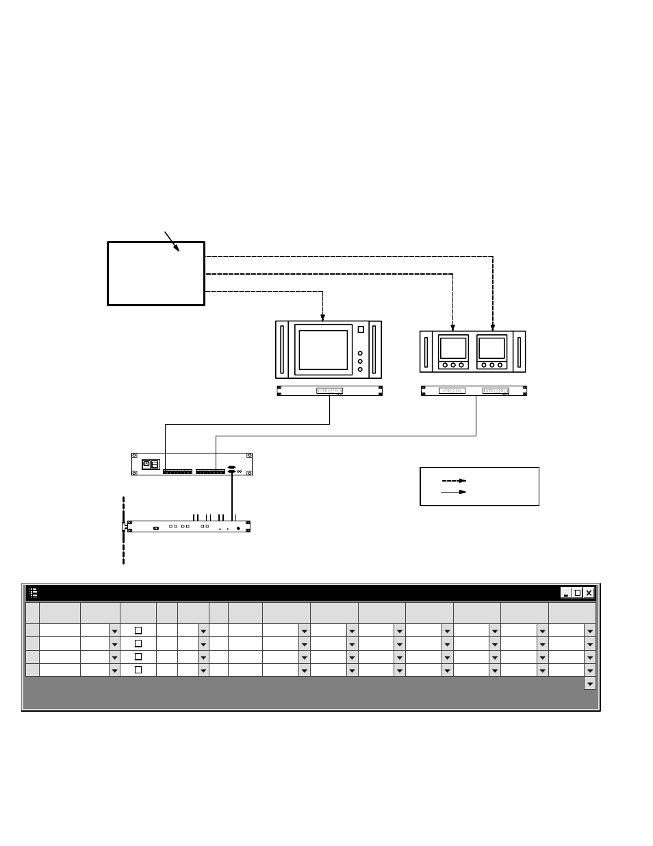 Under monitor display entries, Slimline applications, Sd 3x (p. 5−120) | Umd3a (p. 5−120), Figure 5−96. example of slimline installation | Grass Valley VM 3000 System Controllers v.7.4 User Manual | Page 330 / 787