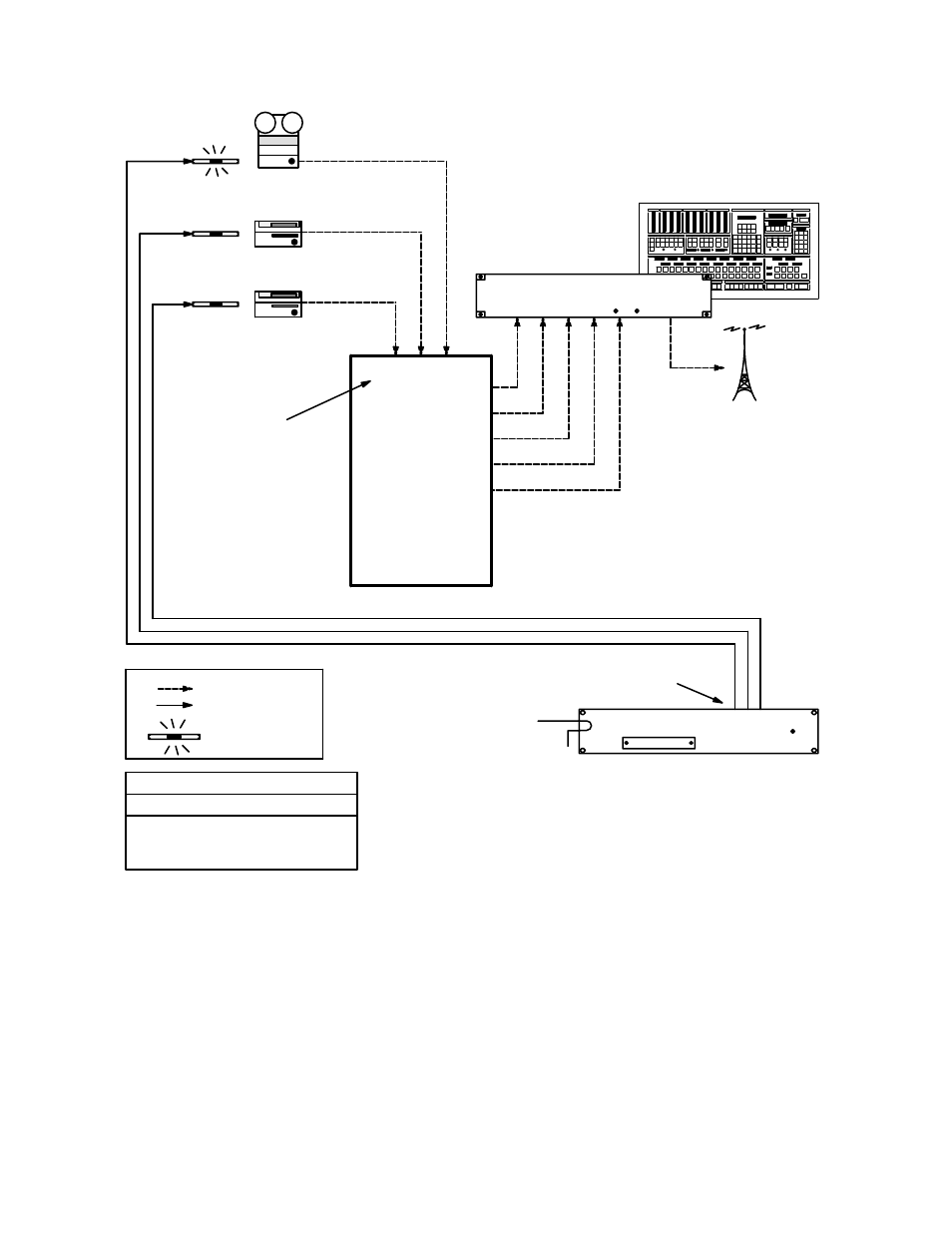 Figure 5−152 shows a tally system with a | Grass Valley VM 3000 System Controllers v.7.4 User Manual | Page 384 / 787