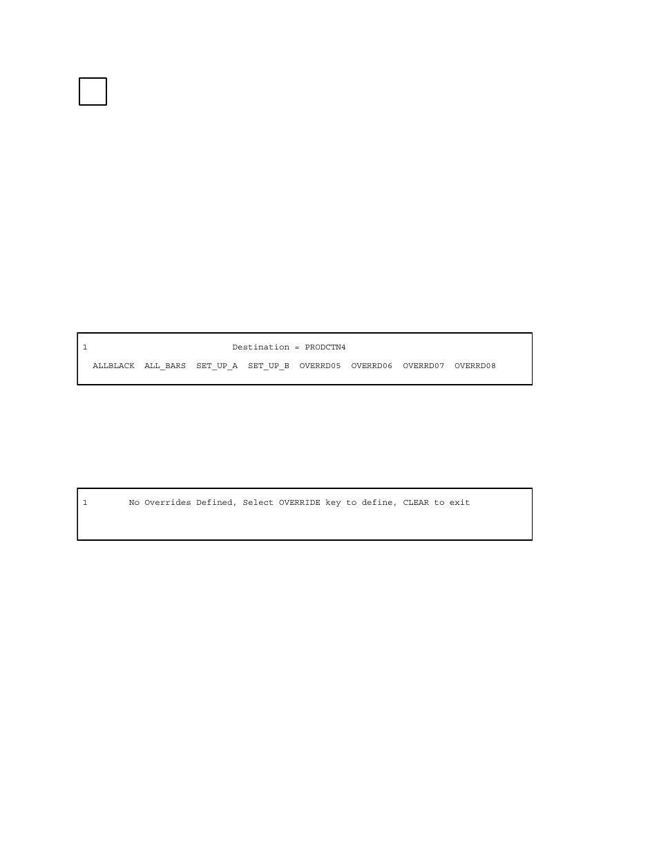 Override mode, Executing overrides | Grass Valley VM 3000 System Controllers v.7.4 User Manual | Page 473 / 787