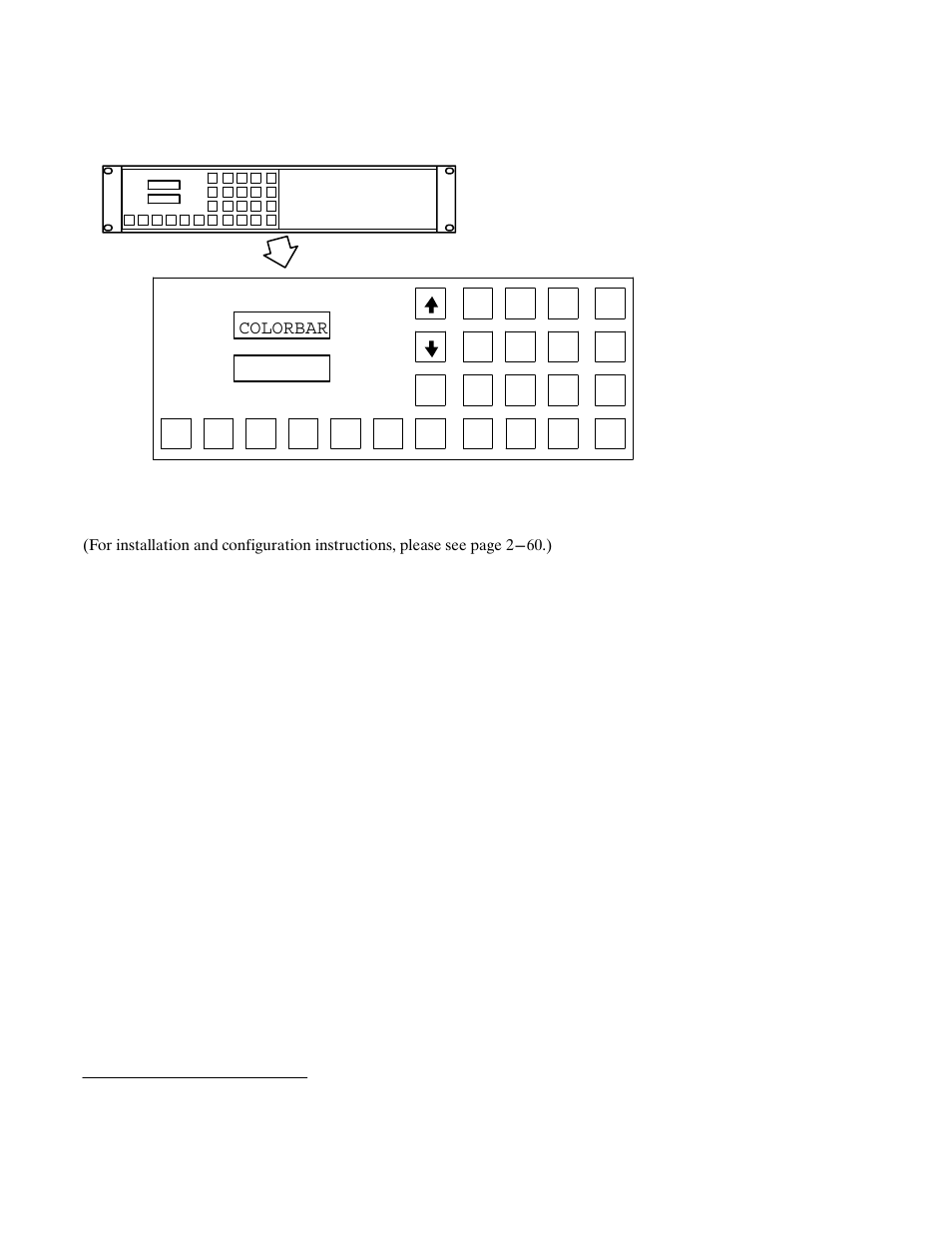 Cp 3830 control panel, Cp 3830p (cp 3830 with automatic preview), Colorbar | Grass Valley VM 3000 System Controllers v.7.4 User Manual | Page 508 / 787