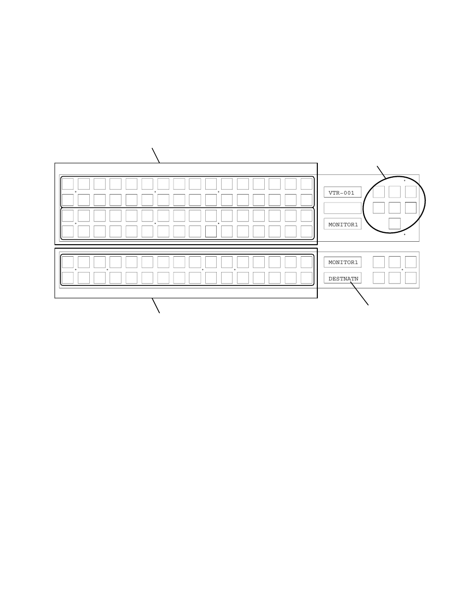 Destination expansion operation, Monitor1 | Grass Valley VM 3000 System Controllers v.7.4 User Manual | Page 531 / 787