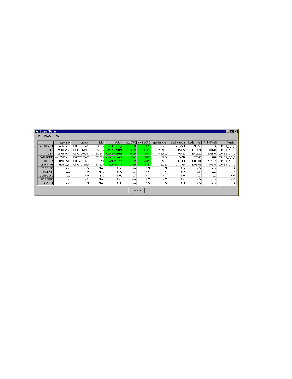 Section 8 - board status, Section 8 − board status, Operation | Grass Valley VM 3000 System Controllers v.7.4 User Manual | Page 595 / 787