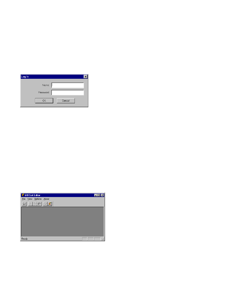 Passwords, Drop−down menus, File | Grass Valley VM 3000 System Controllers v.7.4 User Manual | Page 606 / 787