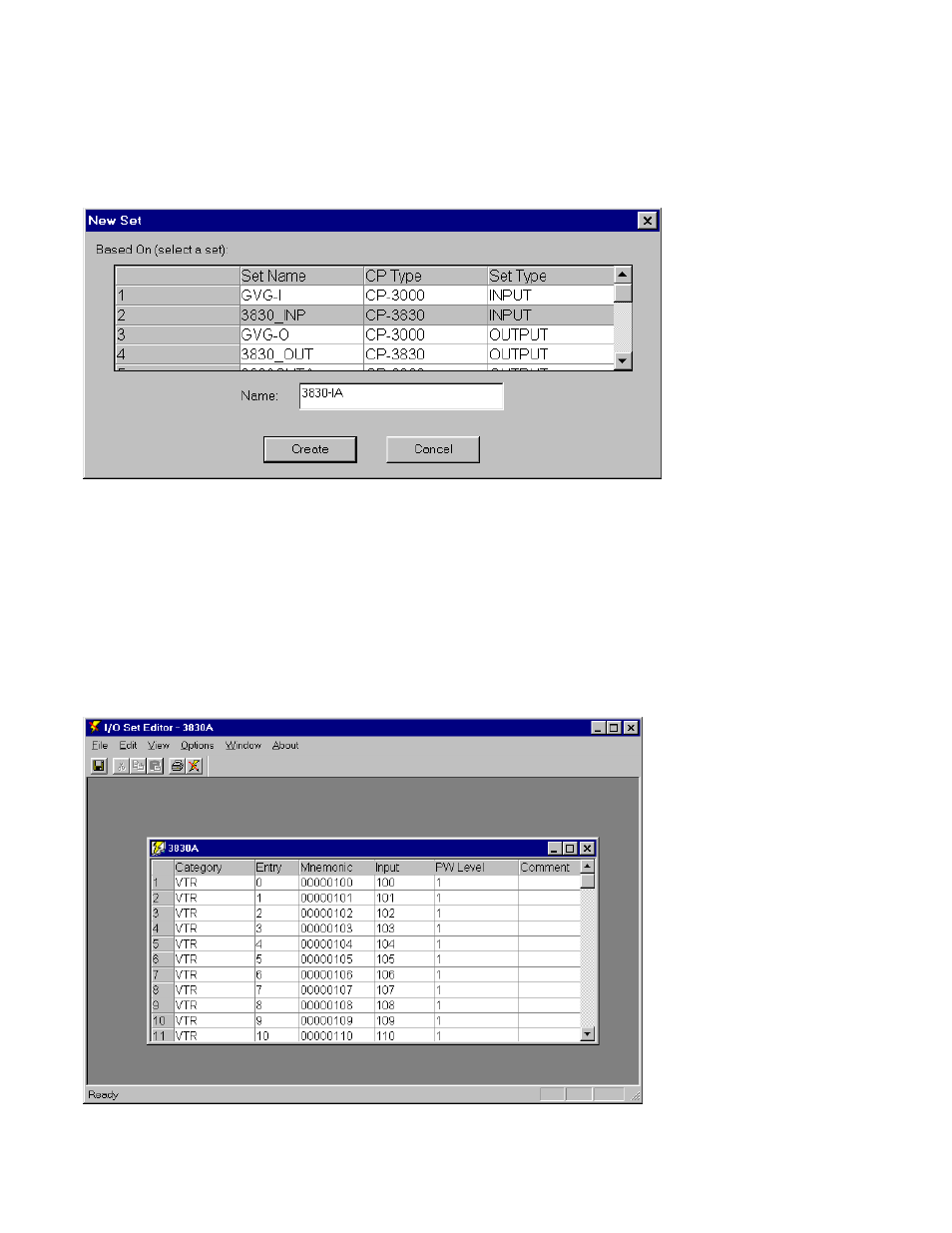 Editing sets | Grass Valley VM 3000 System Controllers v.7.4 User Manual | Page 608 / 787