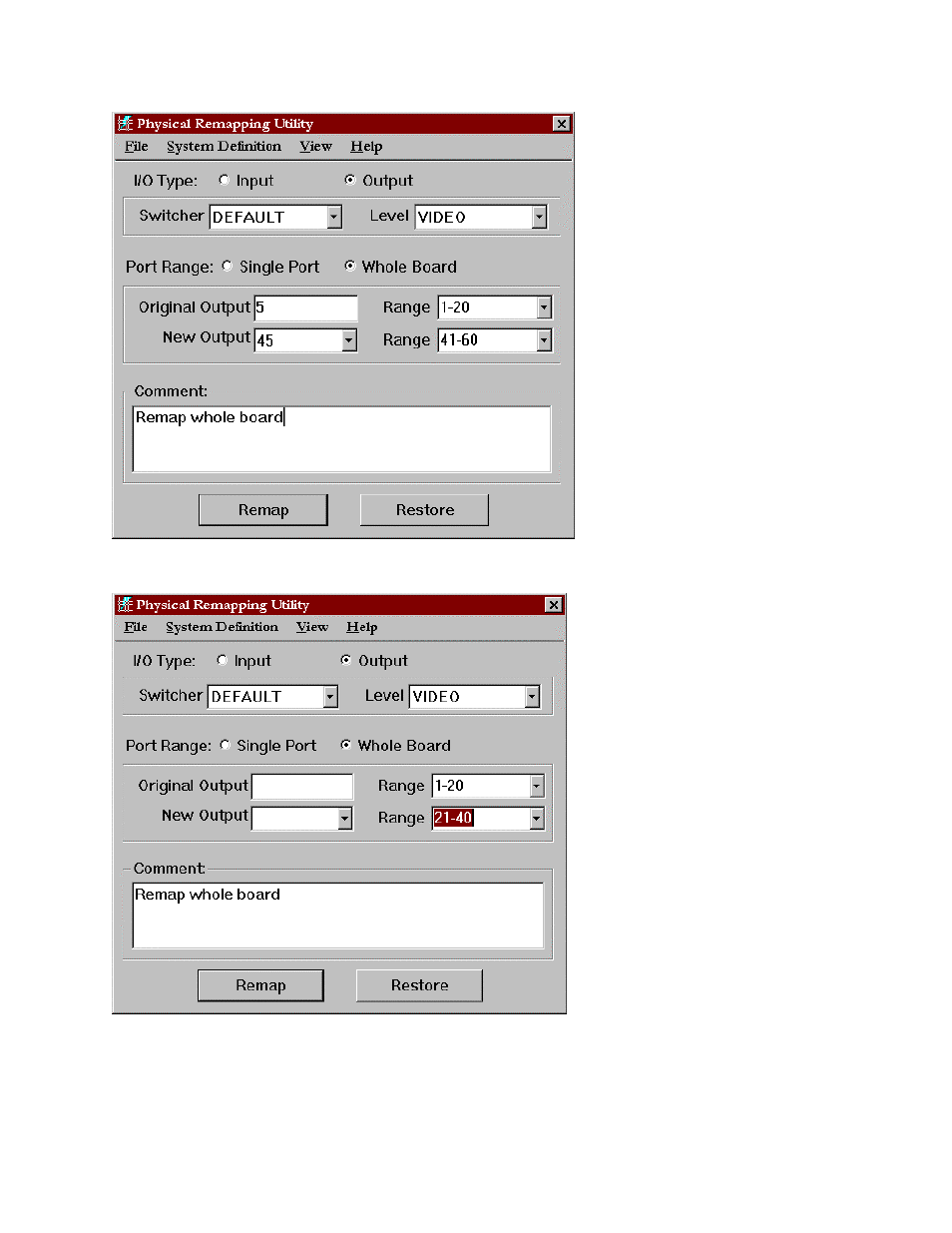 Comment field | Grass Valley VM 3000 System Controllers v.7.4 User Manual | Page 637 / 787