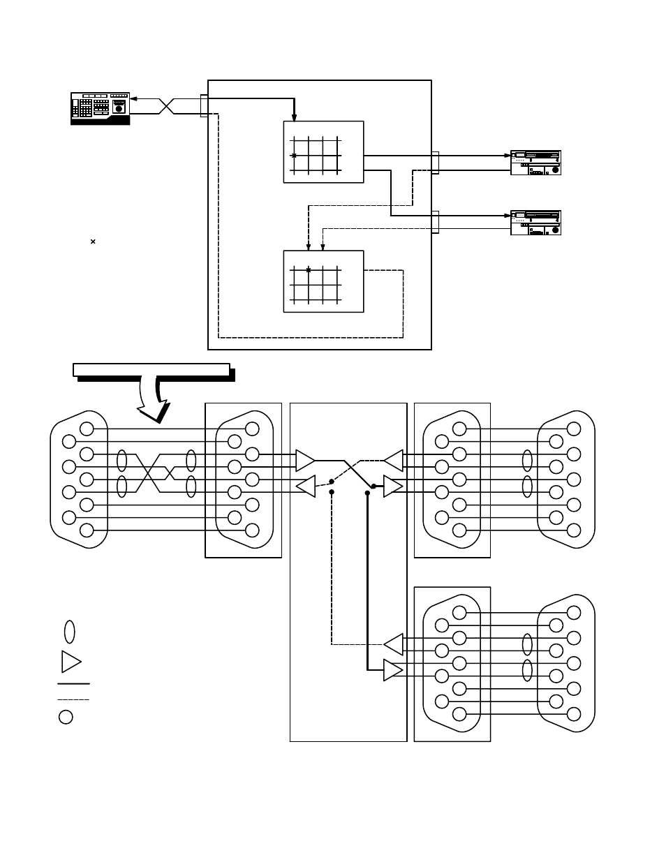 Figure l−2. pinouts for system shown in figure l−1 | Grass Valley VM 3000 System Controllers v.7.4 User Manual | Page 714 / 787