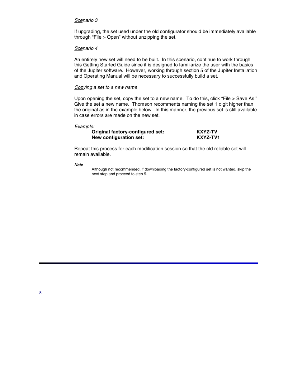 Note | Grass Valley Jupiter Control System User Manual | Page 10 / 22