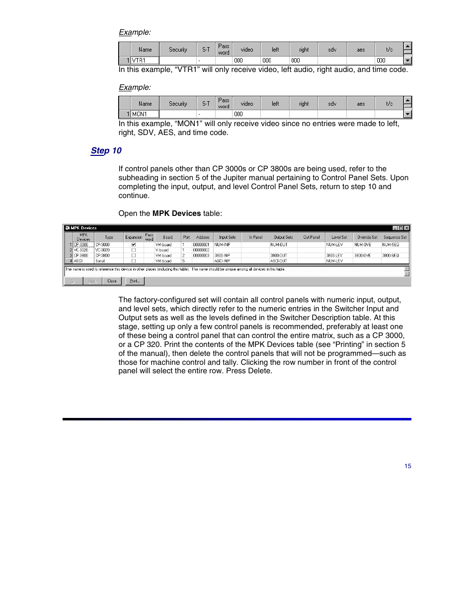 Grass Valley Jupiter Control System User Manual | Page 17 / 22