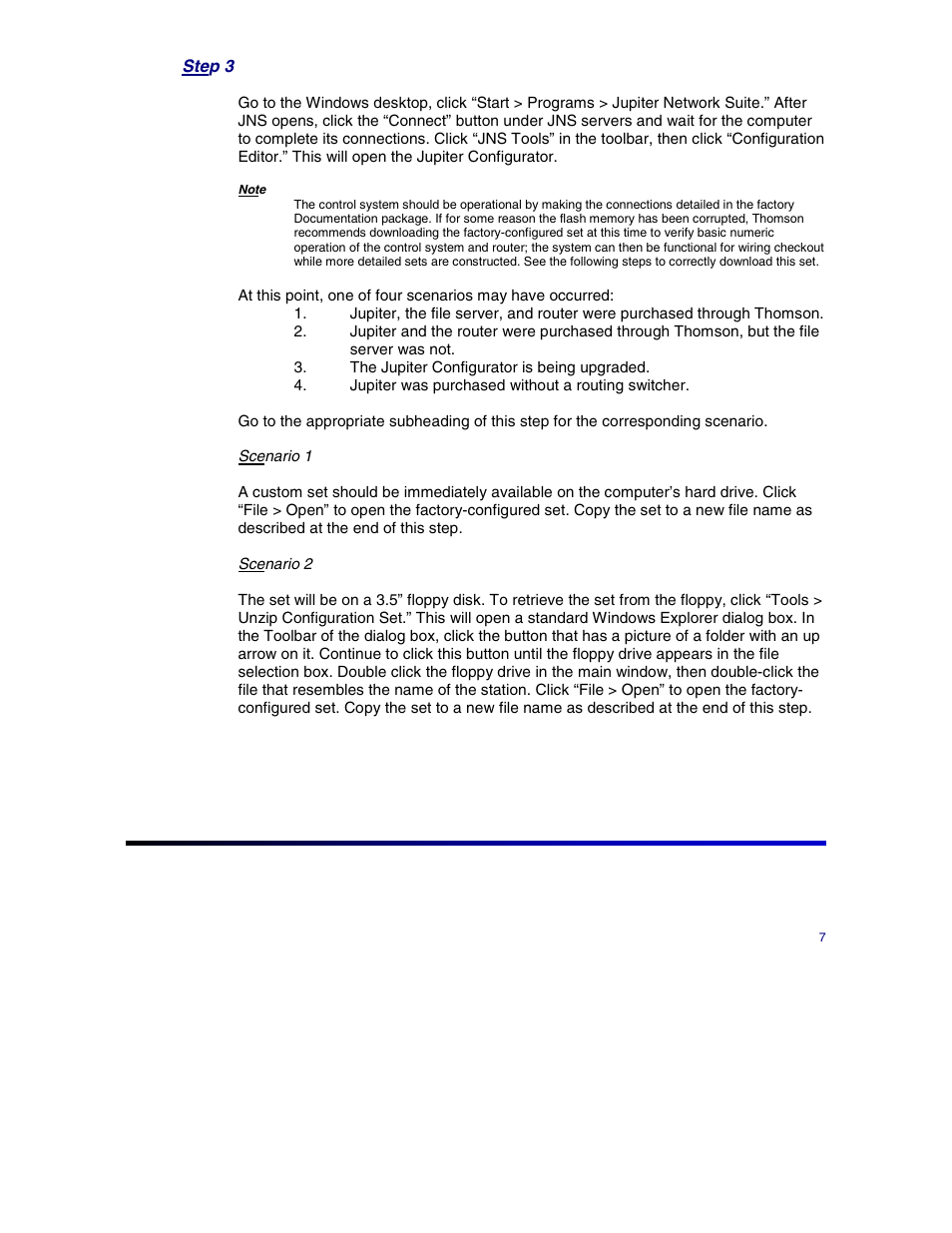 Note | Grass Valley Jupiter Control System User Manual | Page 9 / 22