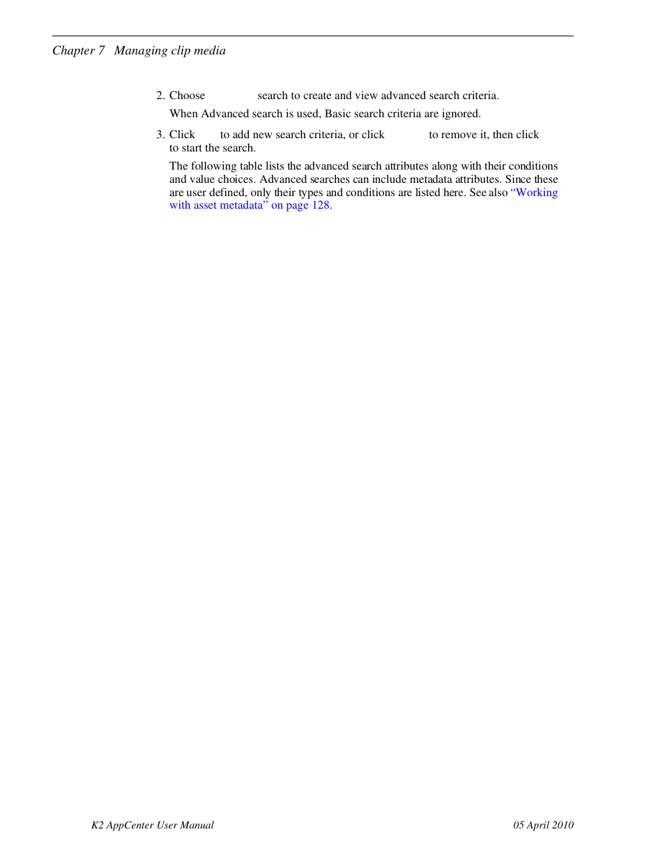 Grass Valley K2 AppCenter v.7.2 User Manual | Page 126 / 260