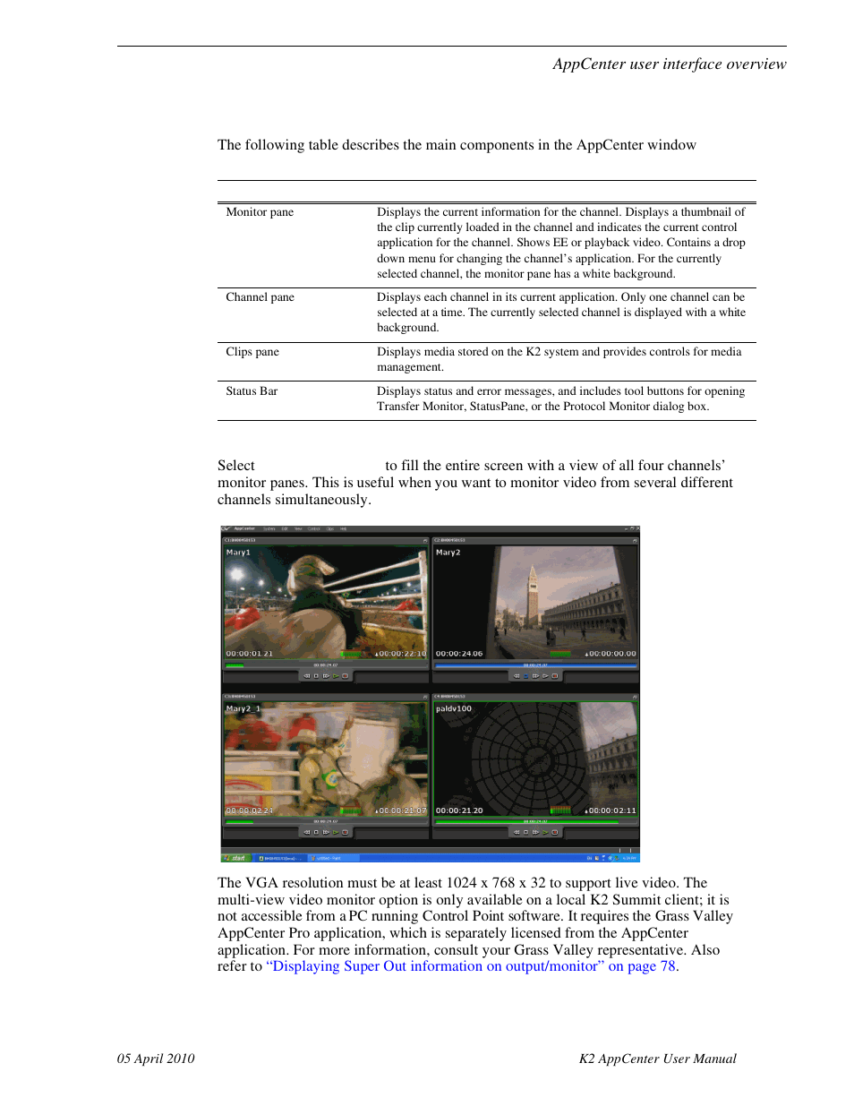 Grass Valley K2 AppCenter v.7.2 User Manual | Page 33 / 260