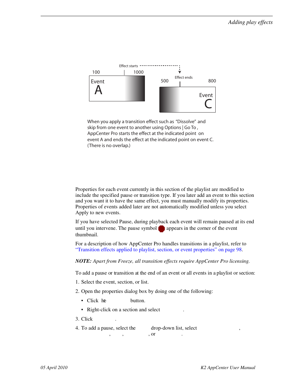 Grass Valley K2 AppCenter v.7.2 User Manual | Page 99 / 260