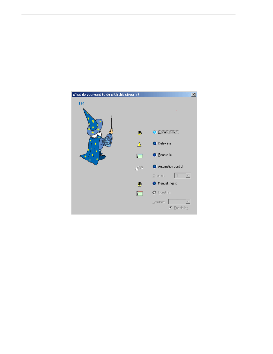 Performing a manual record | Grass Valley K2 ASI Media Client User Manual | Page 40 / 62