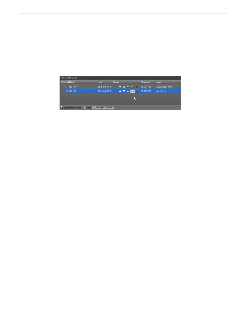 Adding a managed channel, Creating a group of managed channels | Grass Valley K2 Dyno PA v.2.0 User Manual | Page 28 / 60
