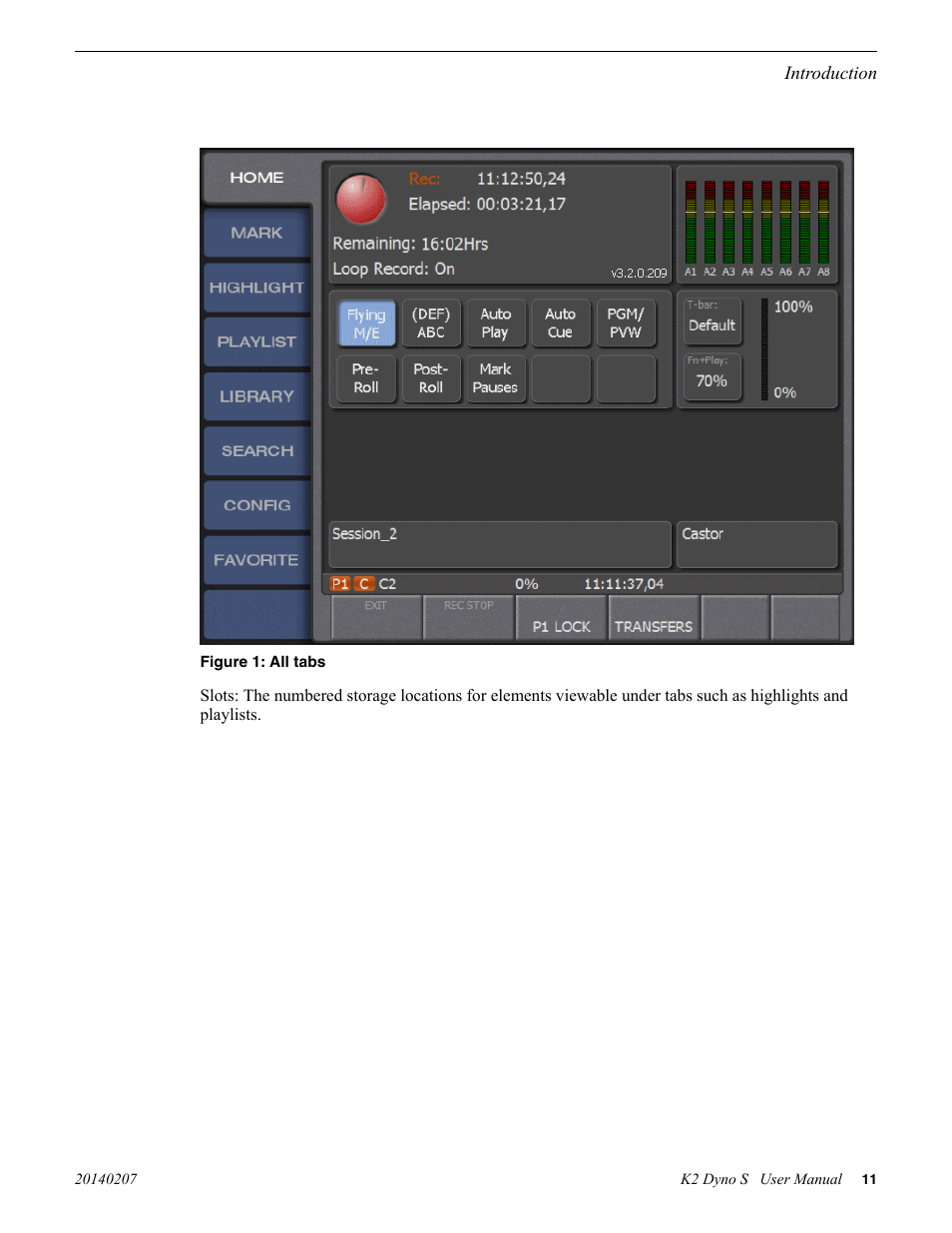 Grass Valley K2 Dyno S Replay Controller v.3.2 User Manual | Page 11 / 106