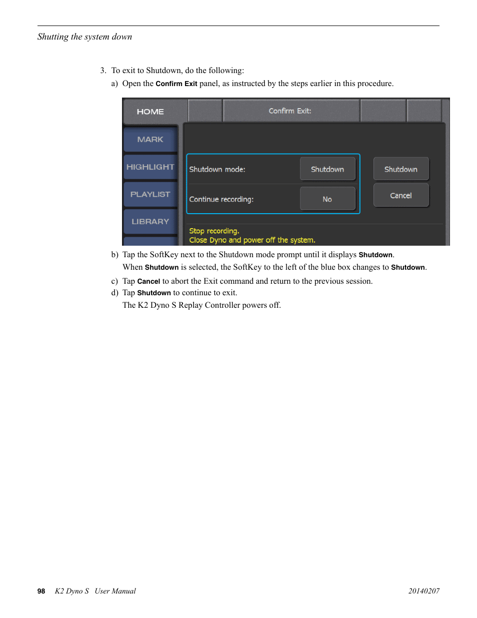 Grass Valley K2 Dyno S Replay Controller v.3.2 User Manual | Page 98 / 106