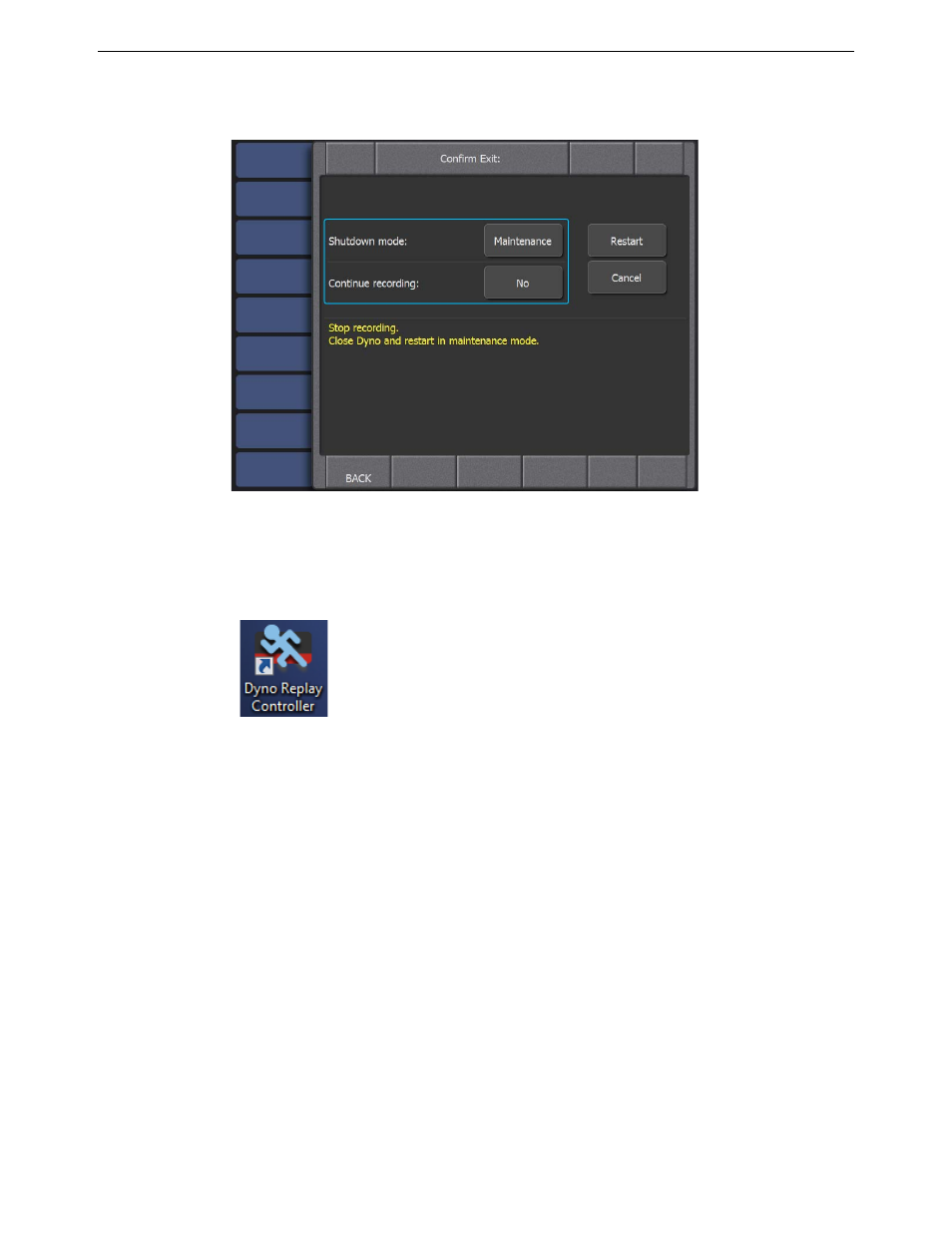 Launch dyno application from maintenance mode, Hardware diagnostics | Grass Valley K2 Dyno S v.3.0 User Manual | Page 37 / 62