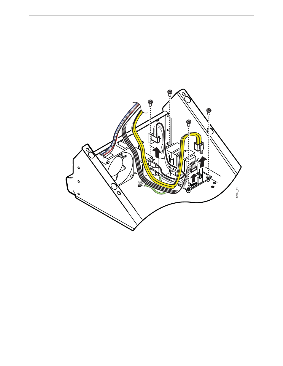 Power supply removal, Ui board removal, Power supply removal ui board removal | Grass Valley K2 Dyno S v.3.0 User Manual | Page 55 / 62