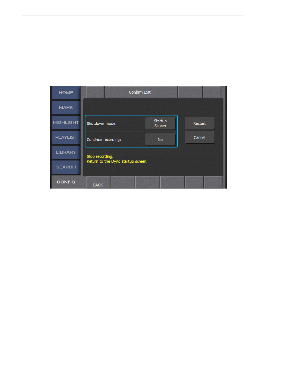 Shutting down the k2 dyno controller, Switching to maintenance mode (the windows os) | Grass Valley K2 Dyno v.2.0 User Manual | Page 32 / 114